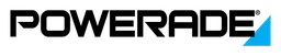 Logo Powerade, version logotype noir, sur fond transparent