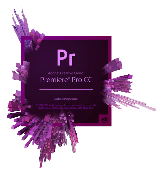 Premiere Pro CC logo, icon version, on a transparent background