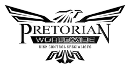 Pretorian logo, black version, on a transparent background