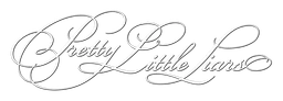 Pretty Little Liars logo, monochrome wordmark version, on a transparent background