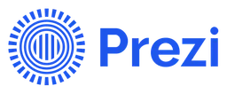 Prezi logo, wordmark version, on a transparent background