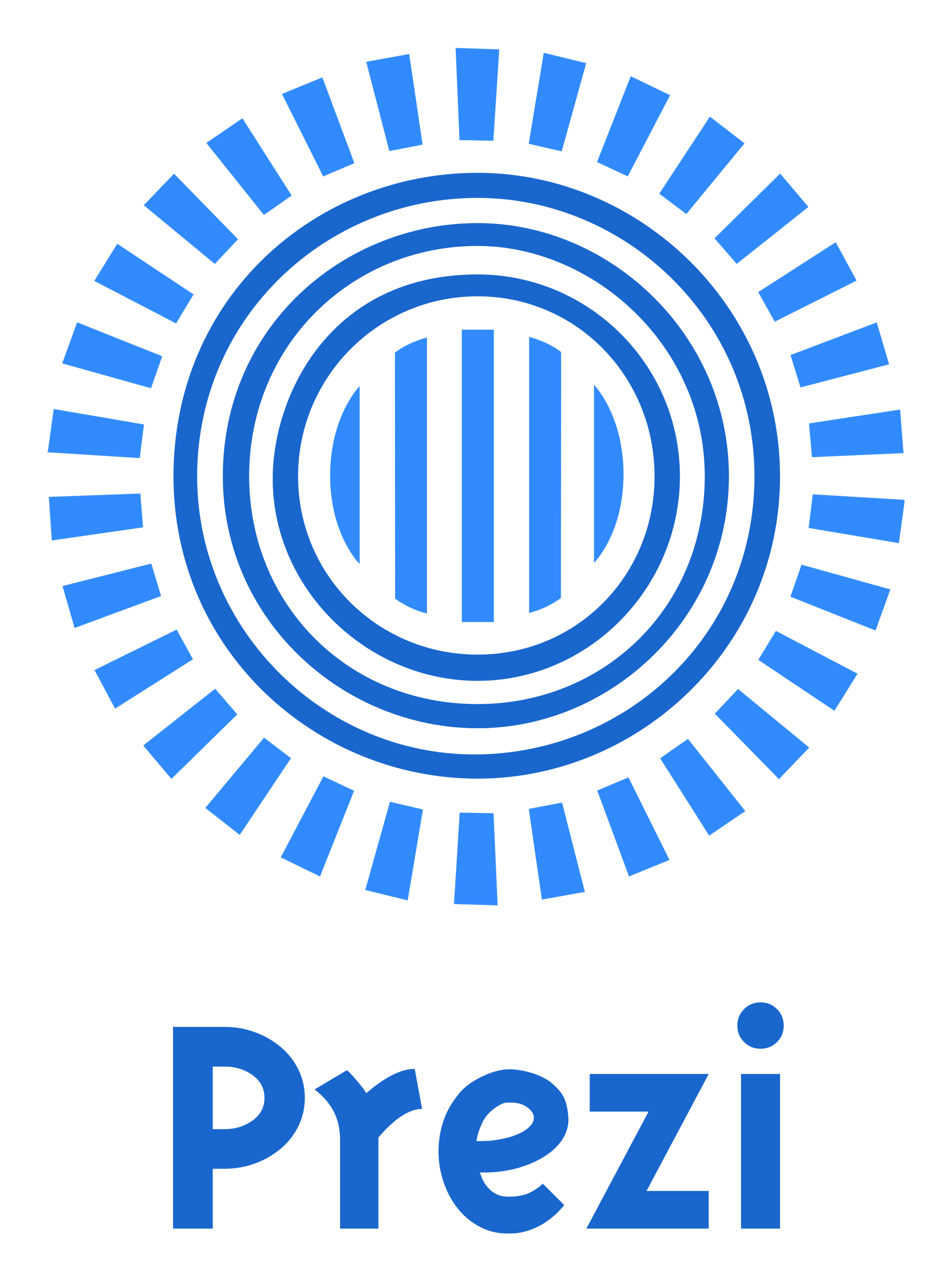 Prezi logo on a transparent background