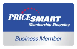 Pricesmart logo, horizontal version, on a transparent background