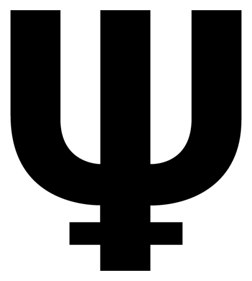 Primecoin logo, black icon version, on a transparent background