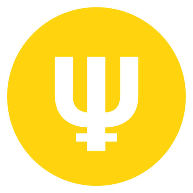 Primecoin logo on a transparent background