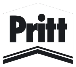 Pritt logo, monochrome icon version, on a transparent background