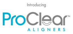 Proclear logo, horizontal version, on a transparent background