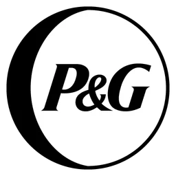 Procter and Gamble logo, monochrome icon version, on a transparent background