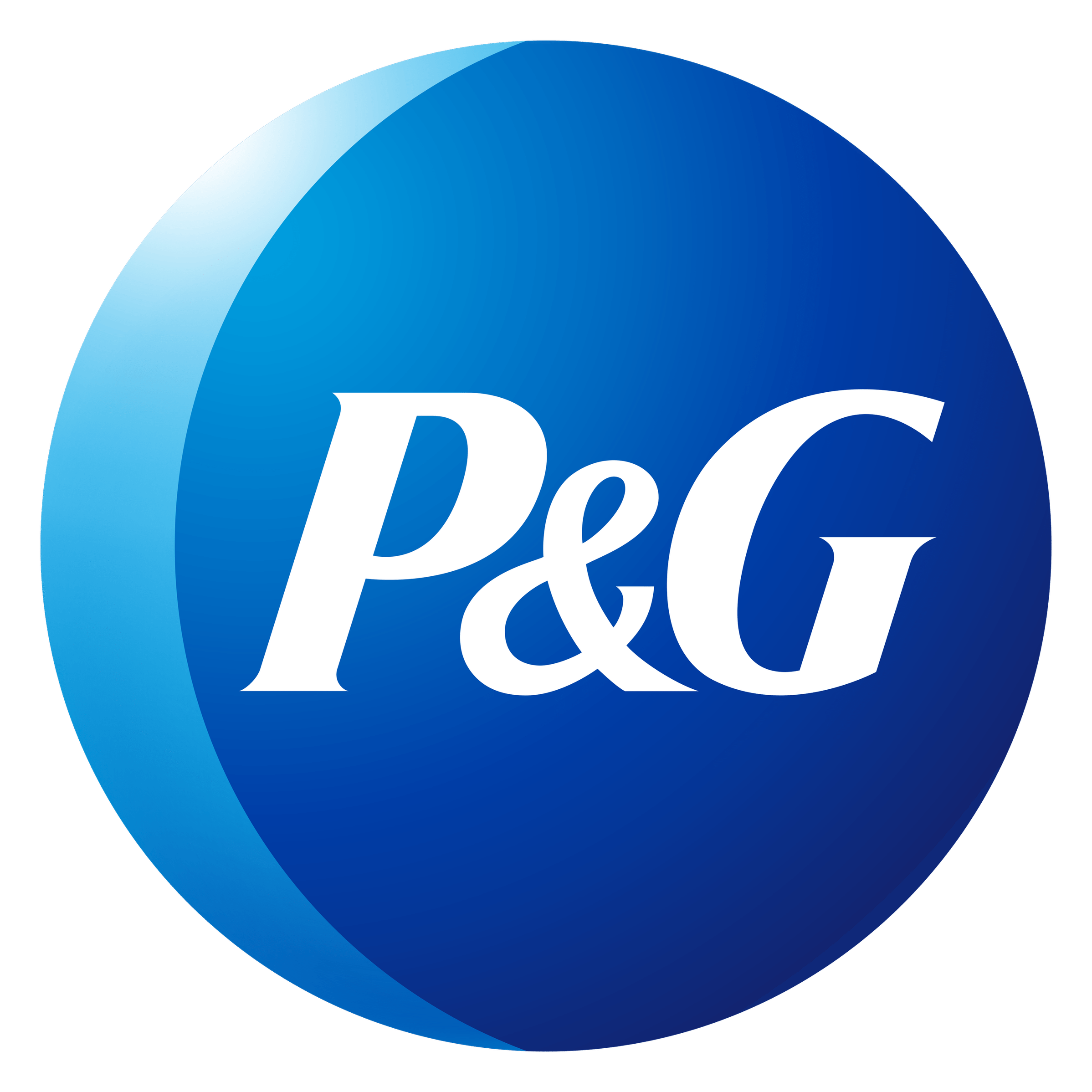 Procter and Gamble logo on a transparent background