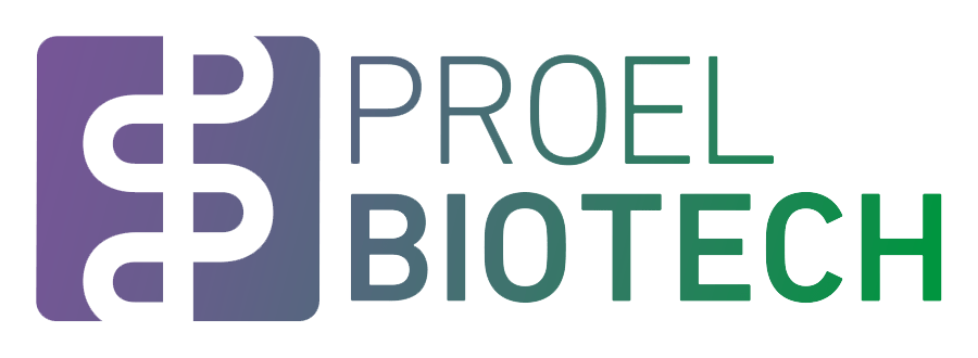 Logo da Proel em fundo transparente