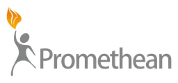 Promethean logo, monochrome version, on a transparent background
