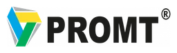 Promt logo, wordmark version, on a transparent background