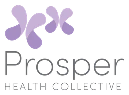 Prosper Healthcare logo, horizontal version, on a transparent background