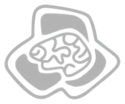 Psychonauts Logo, Variante Icon monochrom, auf transparentem Hintergrund