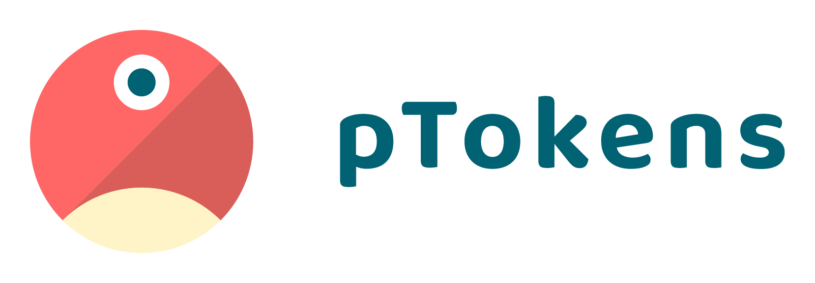 Ptokens BTC logo on a transparent background