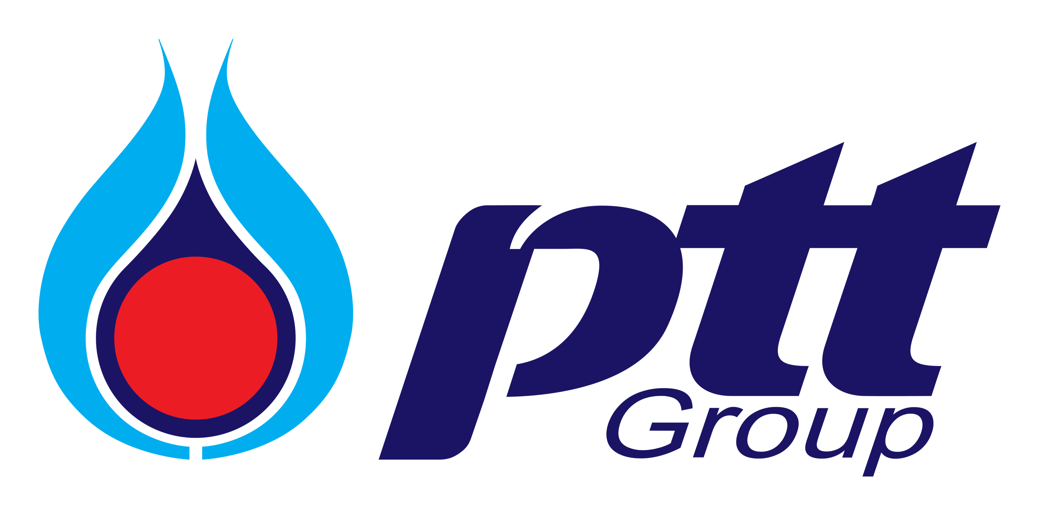 PTT Logo auf transparentem Hintergrund