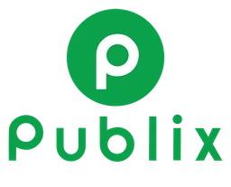 Logo de Publix, versión horizontal, sobre fondo transparente