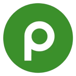 Logo de Publix, versión icono, sobre fondo transparente