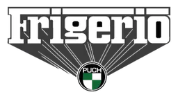 Puch logo, monochrome version, on a transparent background