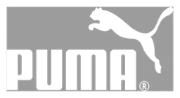 Puma logo, monochrome version, on a transparent background