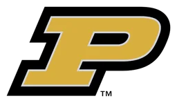 Purdue logo, horizontal version, on a transparent background