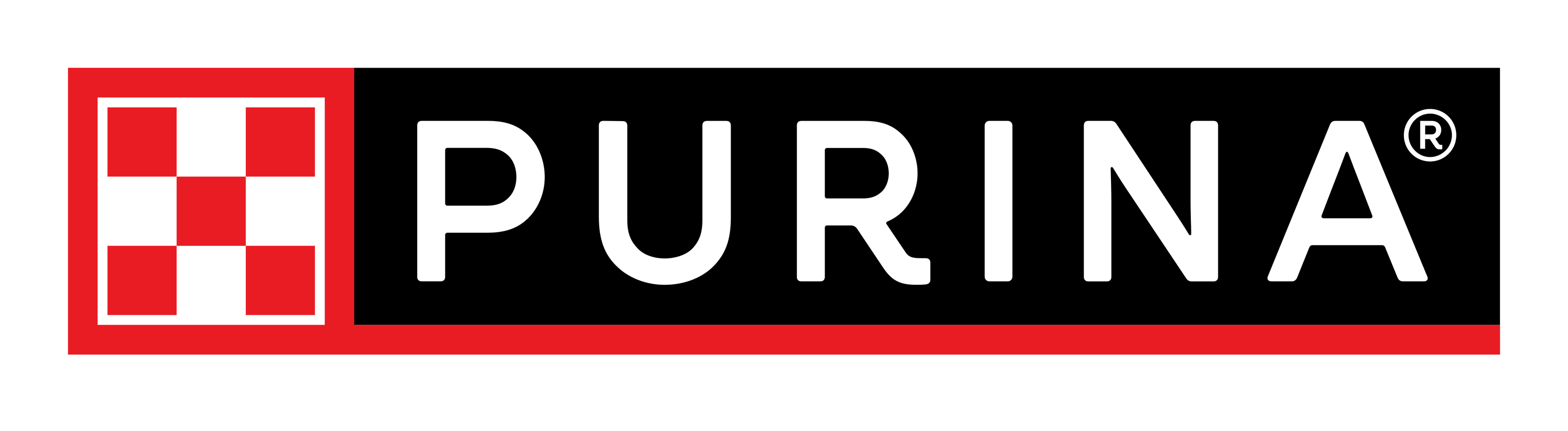 Purina logo on a transparent background