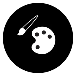 Puzzle Makeup logo, black icon version, on a transparent background