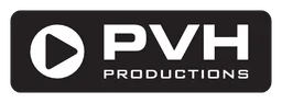 PVH logo, black wordmark version, on a transparent background