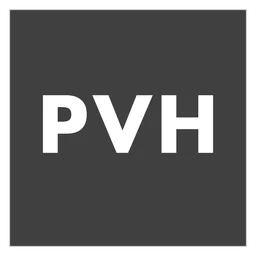 PVH logo, monochrome icon version, on a transparent background