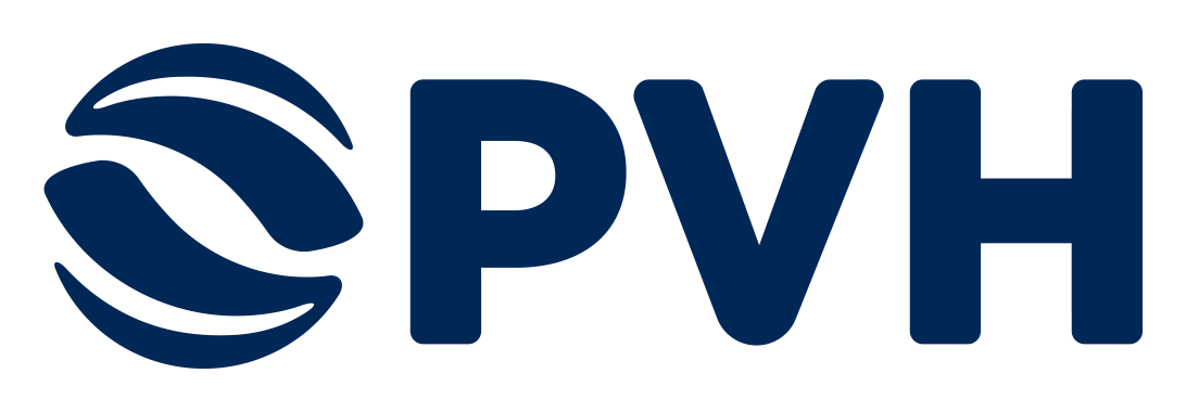 PVH logo on a transparent background