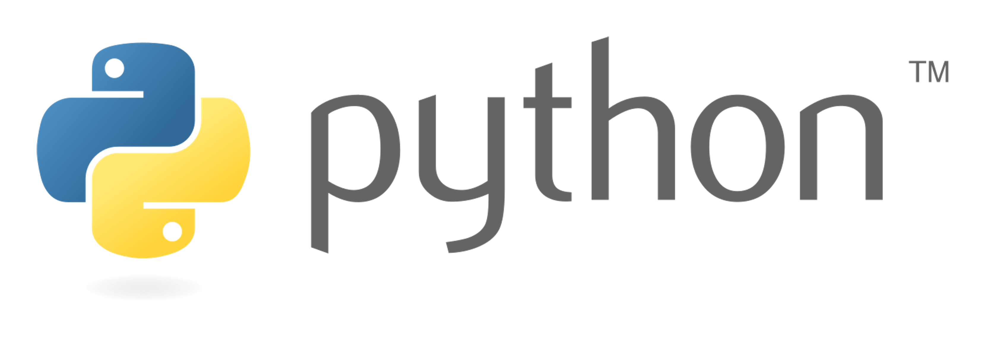 Python logo on a transparent background