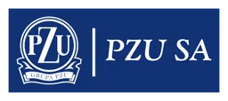 Pzu logo, wordmark version, on a transparent background