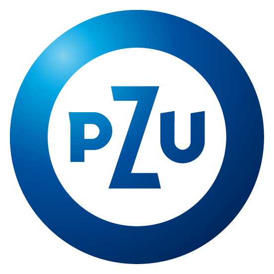 Pzu logo on a transparent background