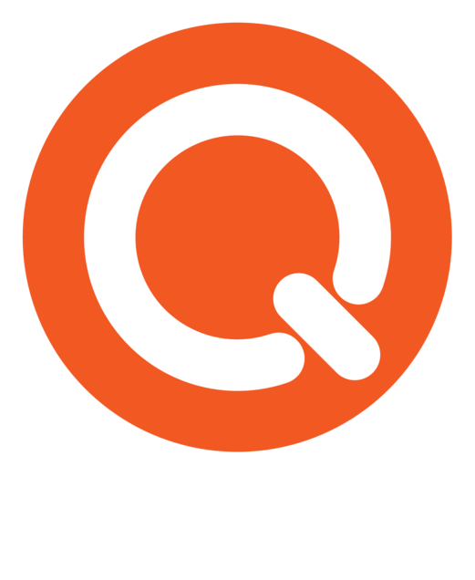 Q and Q logo on a transparent background