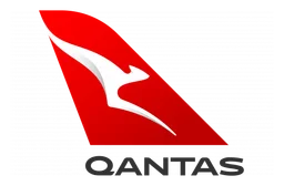 Qantas Airlines logo, icon version, on a transparent background