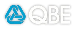 Qbe logo, wordmark version, on a transparent background