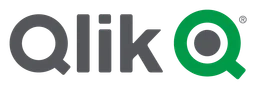 Qlikview logo, wordmark version, on a transparent background