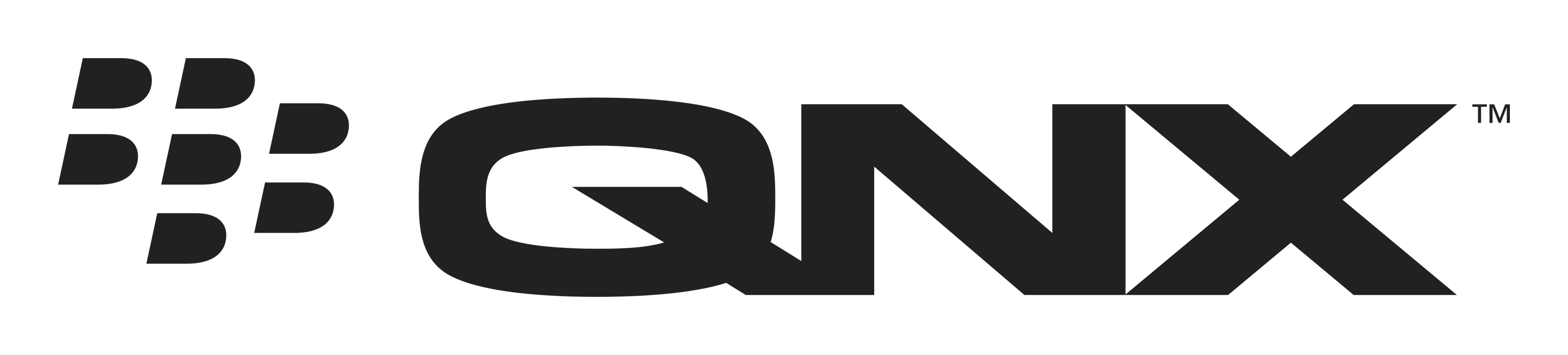 QNX logo on a transparent background