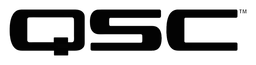 QSC logo, black wordmark version, on a transparent background