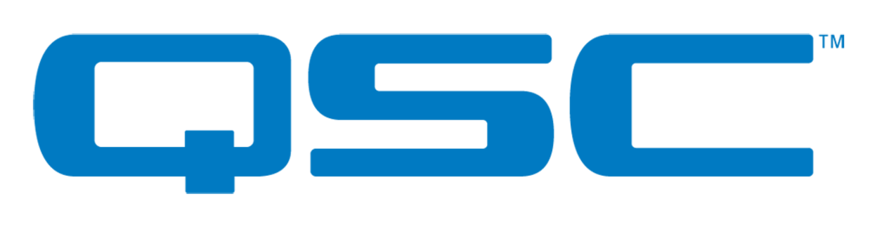 QSC logo on a transparent background