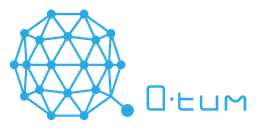 Qtum logo, horizontal version, on a transparent background