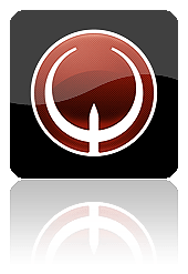 Quake Live logo, horizontal version, on a transparent background