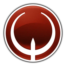 Quake logo, icon version, on a transparent background