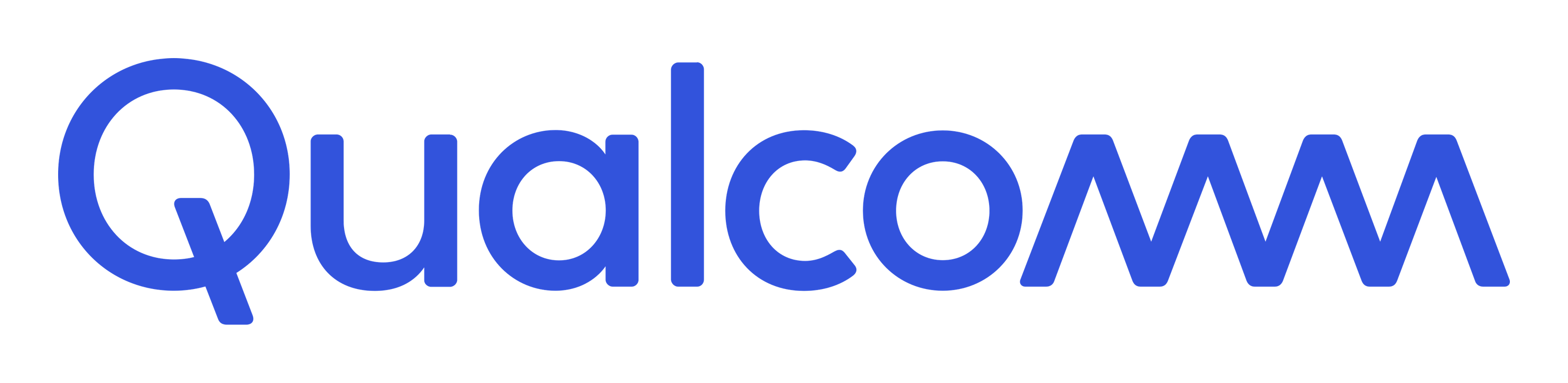 Qualcomm logo on a transparent background