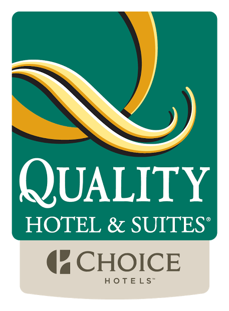Quality Inn logo, horizontal version, on a transparent background