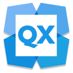 Quarkxpress logo, icon version, on a transparent background