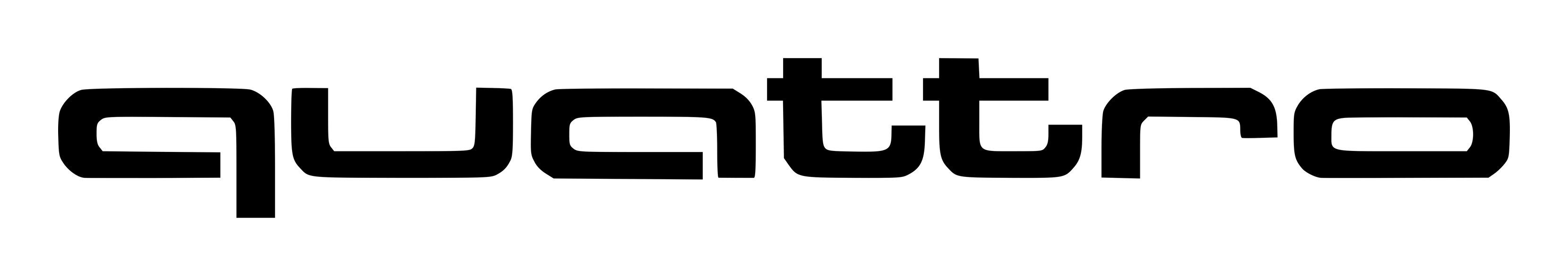 Quattro logo on a transparent background