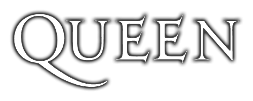 Queen Band logo on a transparent background