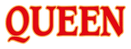 Queen logo, wordmark version, on a transparent background