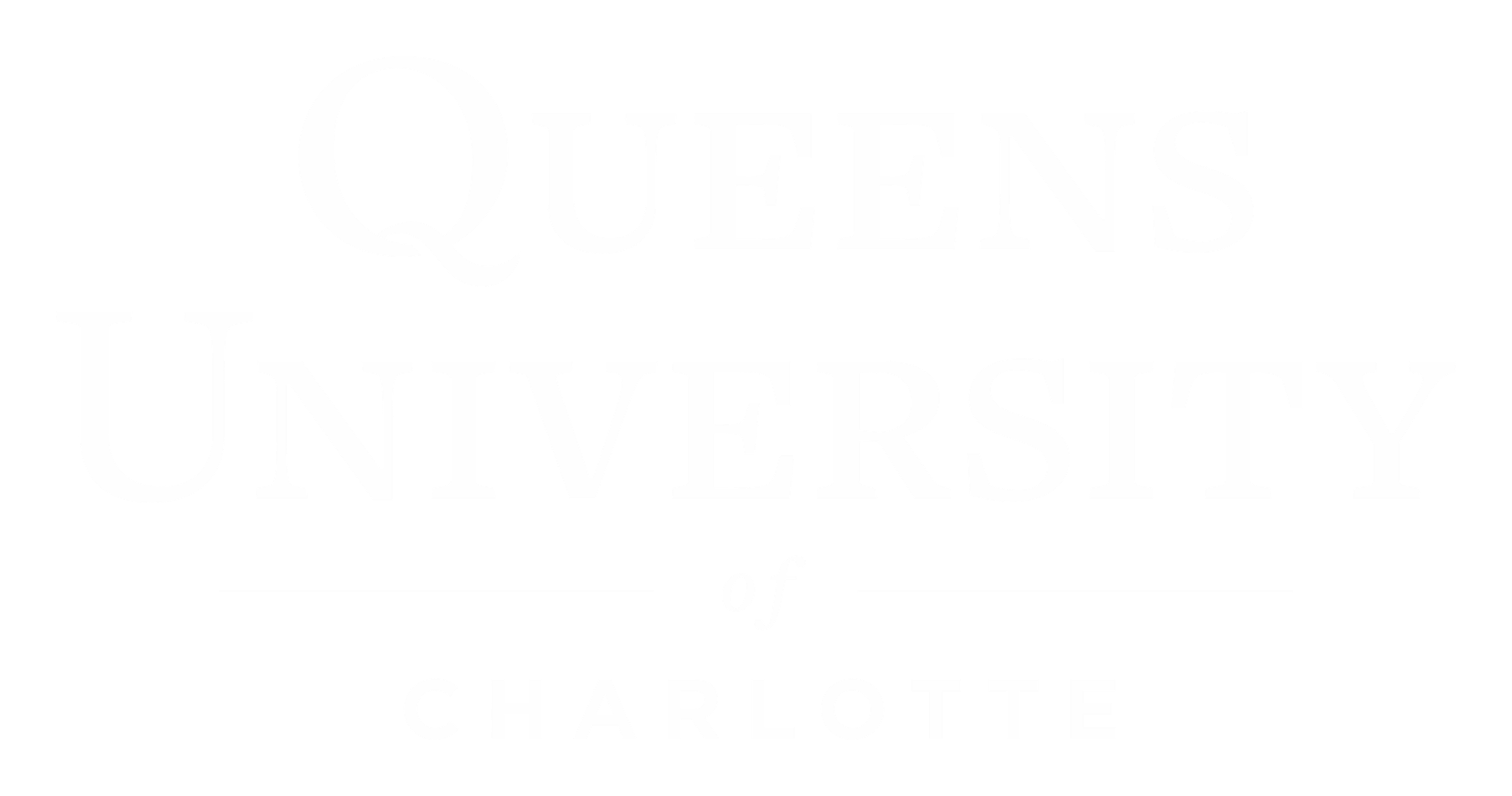 Queens University logo on a transparent background